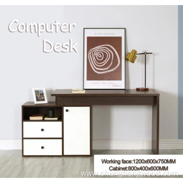 Multifunctional rotatable computer desk